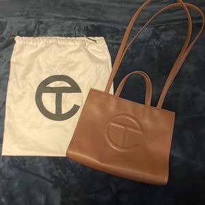 Medium Chocolate Brown Telfar Shop Bag​​
